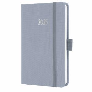 SIGEL J5406 Wochenkalender Jolie 2025 - light lilac - 1 Jahr - 2 Seiten = 1 Woche - Hardcover - 80 g/m² - ca. A6 - flieder - 174 Seiten - FSC-zertifiziert
