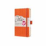 SIGEL J5118 Wochenkalender Jolie 2025 - pumpkin orange - 1 Jahr - 2 Seiten = 1 Woche - Hardcover - 80 g/m² - ca. A6 - orange - 174 Seiten - FSC-zertifiziert