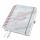 SIGEL J5605 Spiral-Kalender Jolie 2025 - Glittery Joy - 1 Jahr - 2 Seiten = 1 Woche - Hardcover - 120 g/m² - ca. A5 - grau - 240 Seiten - FSC-zertifiziert
