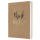 SIGEL JN801 Notizbuch Jolie - Pure Positivity - liniert - 100 g/m² - ca. A5 - braun/schwarz/gold - Hardcover - 192 Seiten - FSC-zertifiziert