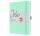 SIGEL JN409 Notizbuch Jolie - mighty mint - liniert - 100 g/m² - ca. A5 - mintgrün - Hardcover - 192 Seiten - FSC-zertifiziert