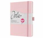 SIGEL JN405 Notizbuch Jolie - soft rose - liniert - 100 g/m² - ca. A5 - hellrosa - Hardcover - 192 Seiten - FSC-zertifiziert