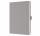 SIGEL JN403 Notizbuch Jolie - pearl grey - liniert - 100 g/m² - ca. A5 - hellgrau - Hardcover - 192 Seiten - FSC-zertifiziert