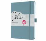 SIGEL JN401 Notizbuch Jolie - powder blue - liniert - 100 g/m² - ca. A5 - blau - Hardcover - 192 Seiten - FSC-zertifiziert