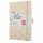 SIGEL JN357 Notizbuch Jolie - Mystic Sand - liniert - 80 g/m² - ca. A5 - beige/kupfer - Hardcover - 174 Seiten - FSC-zertifiziert