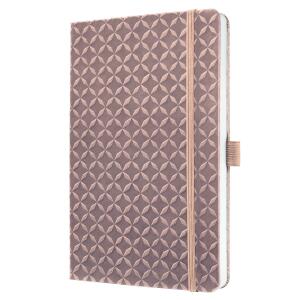 SIGEL JN137 Notizbuch Jolie - pearl rose - liniert - 80 g/m² - ca. A5 - rosé - Hardcover - 174 Seiten - FSC-zertifiziert