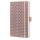 SIGEL JN136 Notizbuch Jolie - pearl rose - liniert - 80 g/m² - ca. A6 - rosé - Hardcover - 174 Seiten - FSC-zertifiziert