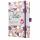 SIGEL J5359 Wochenkalender Jolie 2025 - Summer Linear Leaves - 1 Jahr - 2 Seiten = 1 Woche - Hardcover - 80 g/m² - ca. A5 - violett/rosa/weiß - 174 Seiten - FSC-zertifiziert