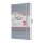 SIGEL J5209 Wochenkalender Jolie 2025 - glacier grey - 1 Jahr - 2 Seiten = 1 Woche - Hardcover - 80 g/m² - ca. A5 - hellgrau - 174 Seiten - FSC-zertifiziert