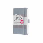 SIGEL J5208 Wochenkalender Jolie 2025 - glacier grey - 1 Jahr - 2 Seiten = 1 Woche - Hardcover - 80 g/m² - ca. A6 - hellgrau - 174 Seiten - FSC-zertifiziert