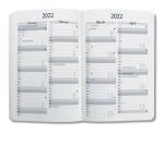 Sigel Wochenkalender Jolie 2022 Hardcover ca. A5 indigo blue 174S.