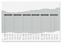 SIGEL HO305 Papier-Schreibunterlage - Wochenplan - Nein -...