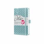 SIGEL J5112 Wochenkalender Jolie 2025 - sky blue - 1 Jahr - 2 Seiten = 1 Woche - Hardcover - 80 g/m² - ca. A6 - hellblau - 174 Seiten - FSC-zertifiziert