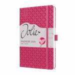 SIGEL J5105 Wochenkalender Jolie 2025 - fuchsia pinkca. A5 - pink