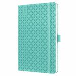 SIGEL J5103 Wochenkalender Jolie 2025 - aqua green - 1 Jahr - 2 Seiten = 1 Woche - Hardcover - 80 g/m² - ca. A5 - petrolgrün - 174 Seiten - FSC-zertifiziert