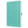 SIGEL J5103 Wochenkalender Jolie 2025 - aqua green - 1 Jahr - 2 Seiten = 1 Woche - Hardcover - 80 g/m² - ca. A5 - petrolgrün - 174 Seiten - FSC-zertifiziert