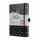 SIGEL J5335 Wochenkalender Jolie 2025 - Dark Love - 1 Jahr - 2 Seiten = 1 Woche - Hardcover - 80 g/m² - ca. A5 - schwarz - 174 Seiten - FSC-zertifiziert
