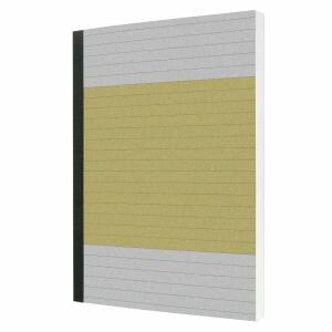 SIGEL SN100 Notizbuch - liniert - ca. A5 - gelb - Softcover - 200 Seiten