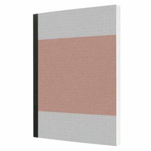 SIGEL SN300 Notizbuch - punktkariert (Dot-Lineatur) - ca. A5 - koralle - Softcover - 200 Seiten