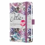 SIGEL J5354 Wochenkalender Jolie 2025 - Violet Jungle Fever - 1 Jahr - 2 Seiten = 1 Woche - Hardcover - 80 g/m² - ca. A6 - lila/beere/blau - 174 Seiten - FSC-zertifiziert