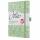 SIGEL J5353 Wochenkalender Jolie 2025 - Green Monstera - 1 Jahr - 2 Seiten = 1 Woche - Hardcover - 80 g/m² - ca. A5 - hellgrün/schwarz - 174 Seiten - FSC-zertifiziert