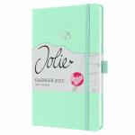 SIGEL J5409 Wochenkalender Jolie 2025 - mighty mint - 1 Jahr - 2 Seiten = 1 Woche - Hardcover - 80 g/m² - ca. A5 - mintgrün - 174 Seiten - FSC-zertifiziert