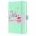SIGEL J5408 Wochenkalender Jolie 2025 - mighty mint - 1 Jahr - 2 Seiten = 1 Woche - Hardcover - 80 g/m² - ca. A6 - mintgrün - 174 Seiten - FSC-zertifiziert
