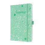Sigel Wochenkalender Jolie 2021 Hardcover ca. A5 Green Happiness 174S.