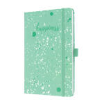 Sigel Wochenkalender Jolie 2021 Hardcover ca. A5 Green Happiness 174S.