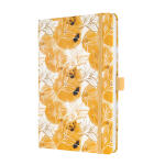 Sigel Wochenkalender Jolie 2021 Hardcover ca. A5 Floral Yellow 174S.