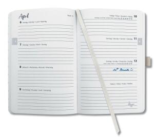 Sigel Wochenkalender Jolie 2020 Hardcover ca. A5 Beige Sweetness 174S.