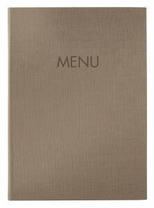 SIGEL SM210 Speisekarten-Mappe Gummi-Bindung - A4 - beige