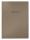 SIGEL SM210 Speisekarten-Mappe - 1 Stück - inkl. 2 Doppel-Transparenthüllen für 8 Seiten - Gummi-Bindung - A4 - beige
