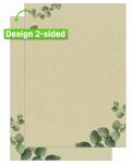 Motiv-Papier - Eukalyptuszweige - grün/braun - 100 g/m² - A4 100 Blatt