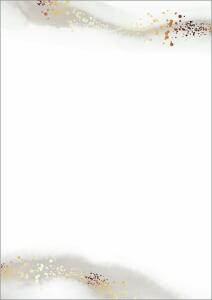 SIGEL Motiv-Papier - Aquarell - gold/beige - 90 g/m² - A4 - 100 Blatt