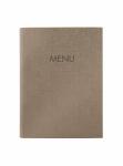 SIGEL SM211 Speisekarten-Mappe Gummi-Bindung - A5 - beige
