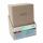 Speisekarten-Mappen - 10 Stück Gummi-Bindung - A4 - beige