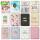 SIGEL DS703 Geburtstags-Postkarten-Set - Colourful Birthday Fun - rot/blau/orange - A6 - 24 Karten