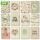 SIGEL DS702 Geburtstags-Postkarten-Set - Happy Grassy Birthday - rot/grün/blau - A6 - 24 Karten