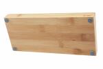 SIGEL SA206 Zubehörablage Eyestyle - beige - 24,50 x 2,50 x 10,90 cm - Bambus, Polyethylen (RPET) recycelt, Recyclingpapier