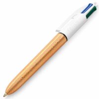 BIC 4-Farb-Kugelschreiber Wood Effect 4Colours