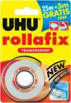 UHU rollafix transp. 25+5m+dispenser Blister rollafix...