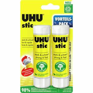 UHU stic 2x40g Blister Klebestift ohne Lösungsmittel