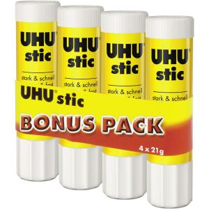UHU stic 4x21g Schrumpfpack ohne Lösungsmittel