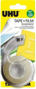UHU FILM transparent Abroller + NF 15mm x 33m
