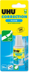 UHU Correction Fluid 20ml waterbased