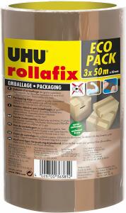 UHU rollafix Packband braun 3x50mx50mm