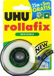 UHU Klebefilm Abroller&Nachfüllrolle 30mx19mm beschriftbar