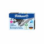 Pelikan Tintenroller Patronen eco KM/5 Schw 5 Stück...