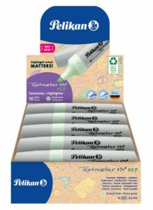 Pelikan Textmarker 490 eco Pastell-Grün 10 Stück in Faltschachtel